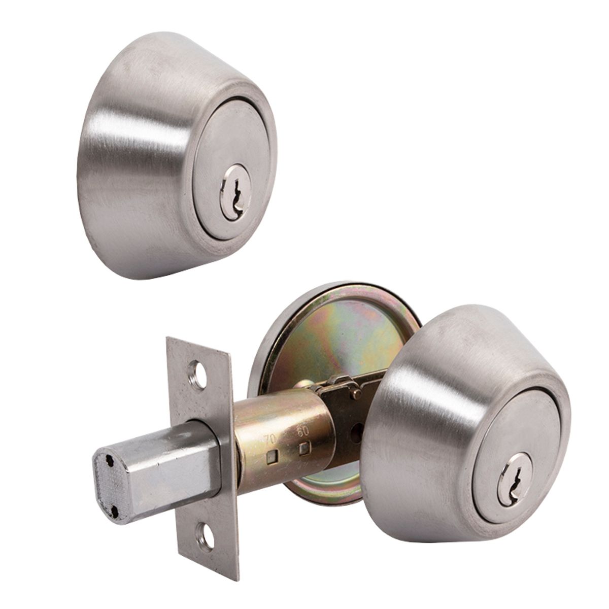 YALE - Cerrojo Auxiliar Doble Llave/Llave Yale