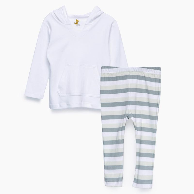 COYOTE KIDS - Conjunto blanco algodón peruano - Blanco