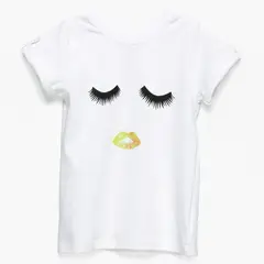 COYOTE KIDS - Polera blanca pestañas algodón peruano - Blanco