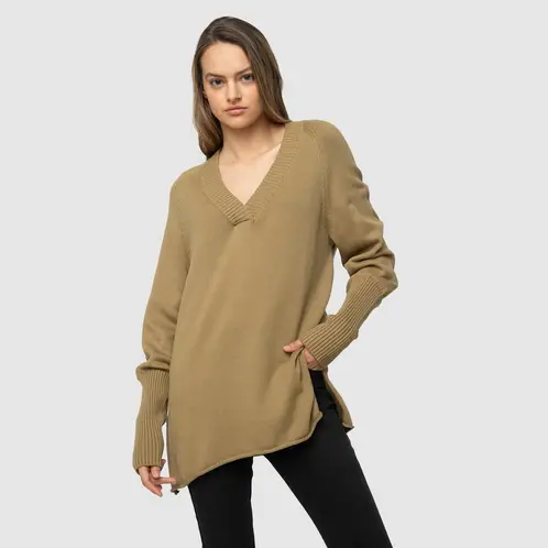 BUBBA - Women Sweater Beige Black