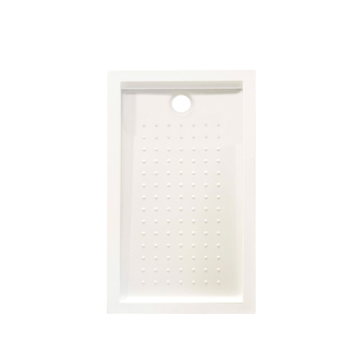 STRETTO - Receptáculo de Ducha con Desague y Soporte 130x70x9 cm