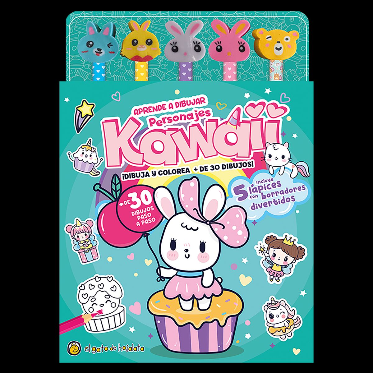 EDITORIAL GUADAL - Libro Aprende A Dibujar - Personajes Kawaii