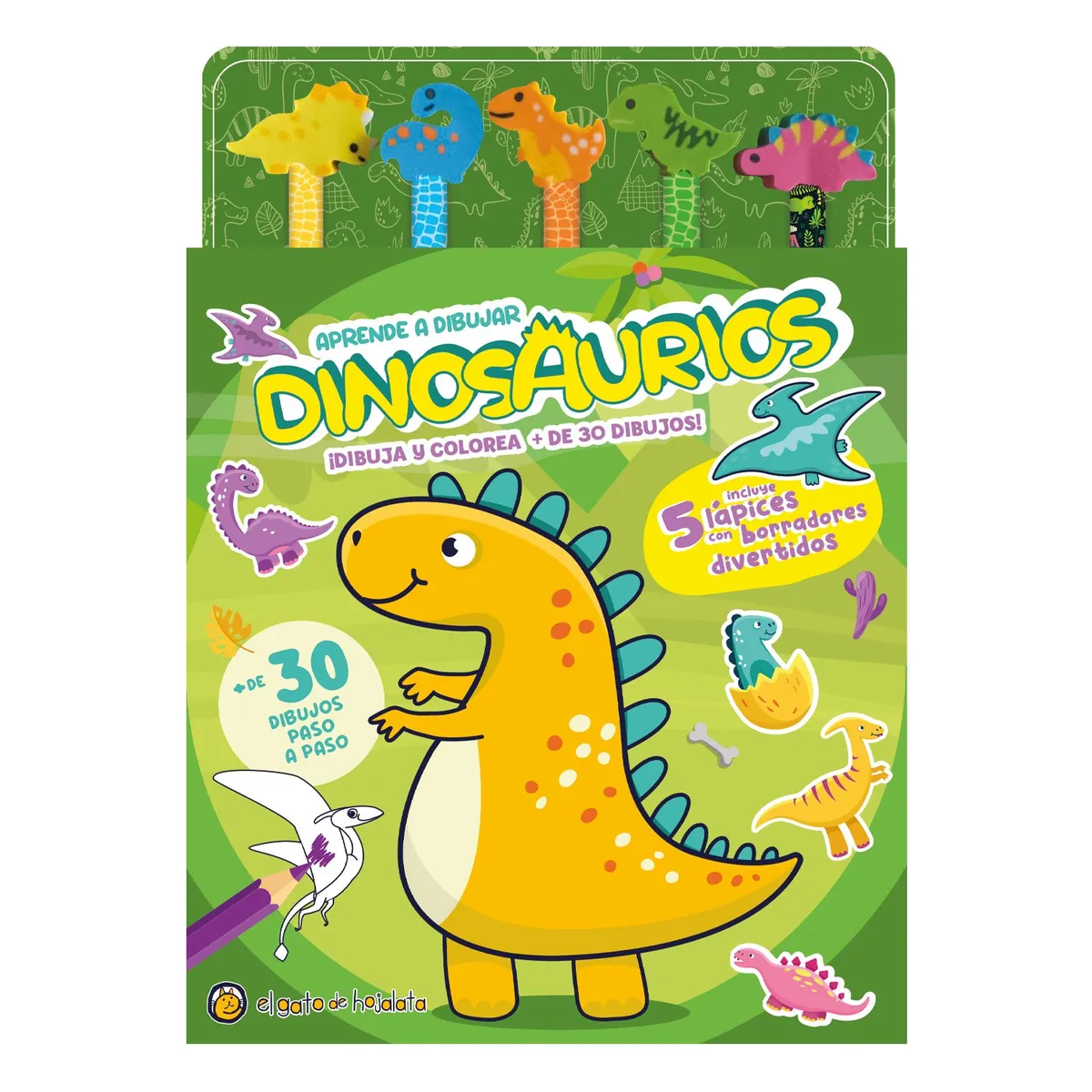 EDITORIAL GUADAL - Libro Aprende A Dibujar - Dinosaurios