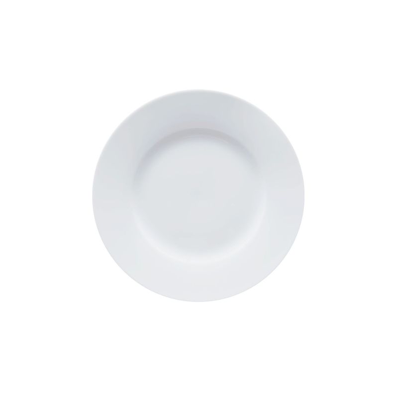 IMAHE - Vajilla Set de 6 plato borde ancho porcelana 30 cm linea padua MOVA