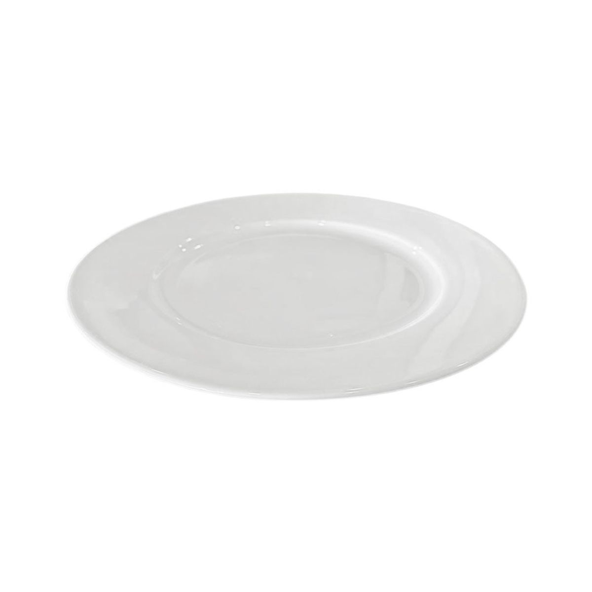 IMAHE - SET DE 6 PLATO BORDE ANCHO PORCELANA 27 CM LINEA PADUA IMAHE