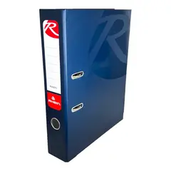 RHEIN - Pack Archivadores Tamaño Oficio Azul 4 Unidades