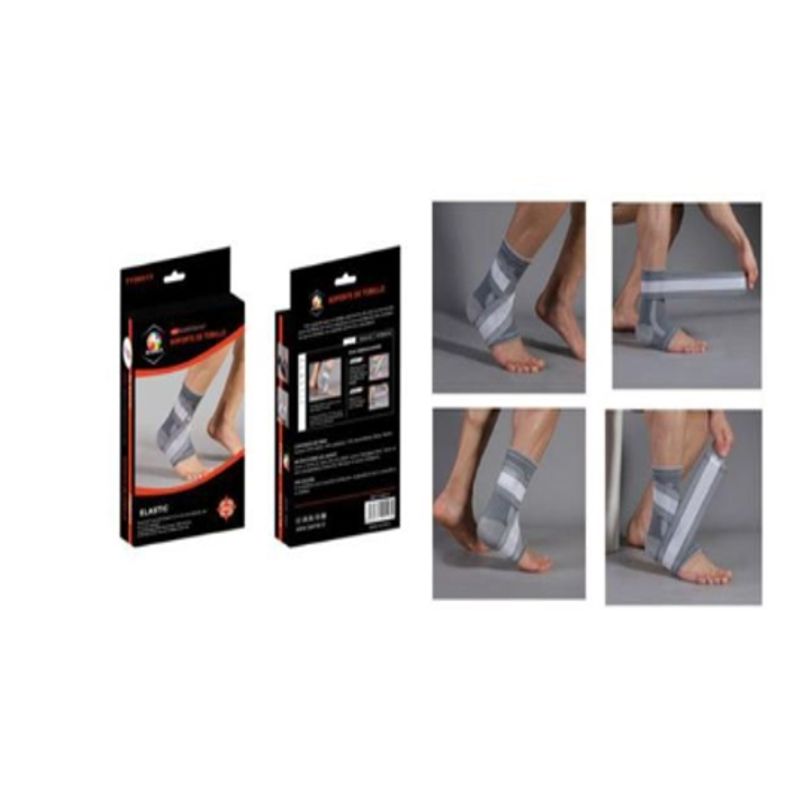 GENERICO - Tobillera Alta Calidad y Compresión Color Gris