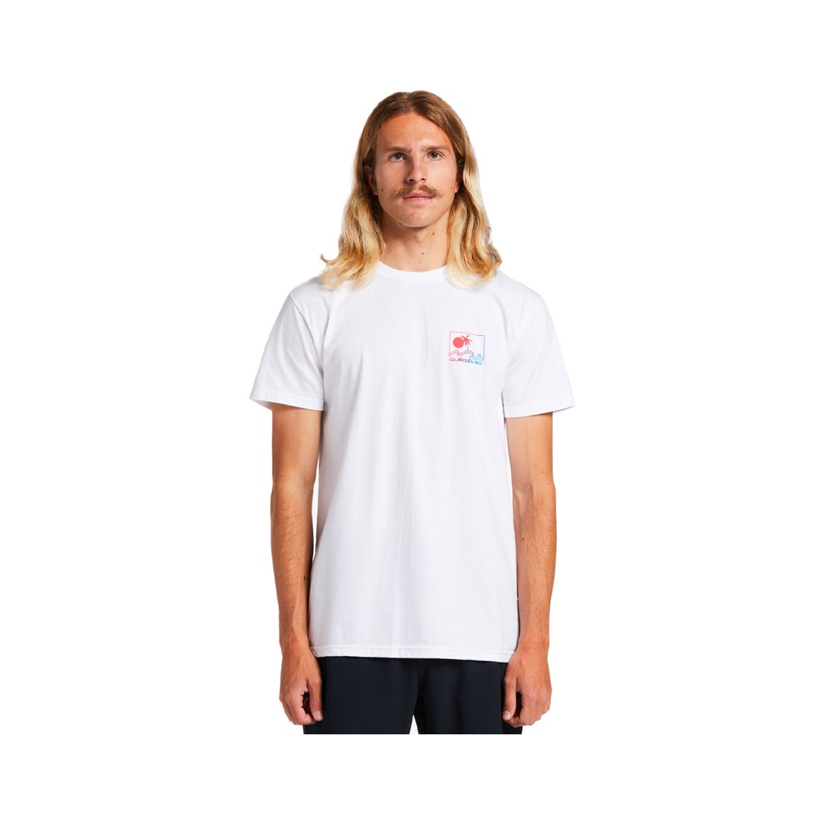 QUIKSILVER - Polera Hombre  Quiksilver Vibes Builder Blanco