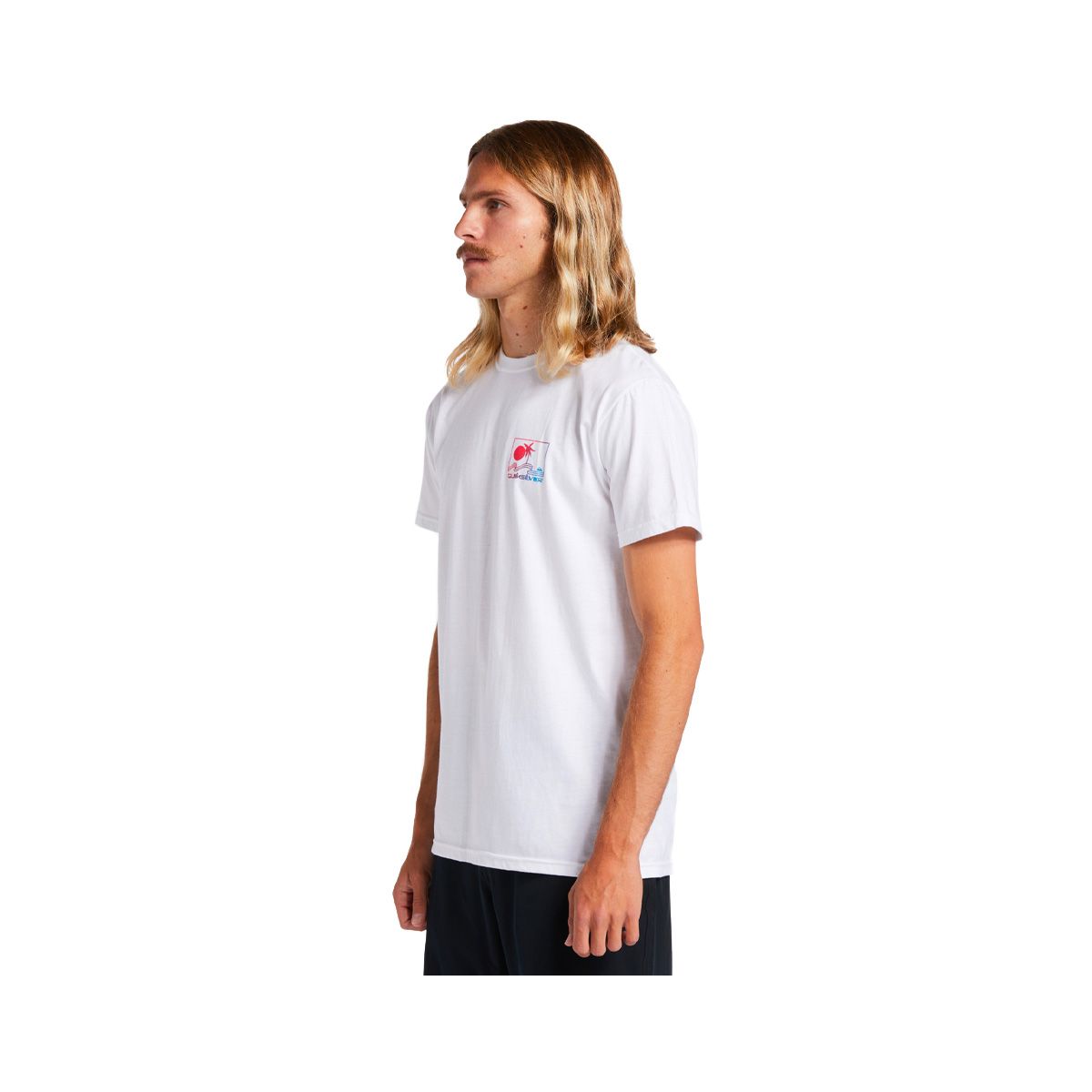 QUIKSILVER - Polera Hombre  Quiksilver Vibes Builder Blanco