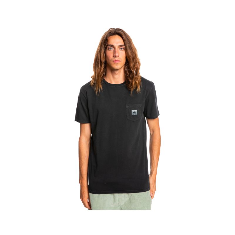 QUIKSILVER - Polera Hombre   Quiksilver Sub Mission Pocket Negro