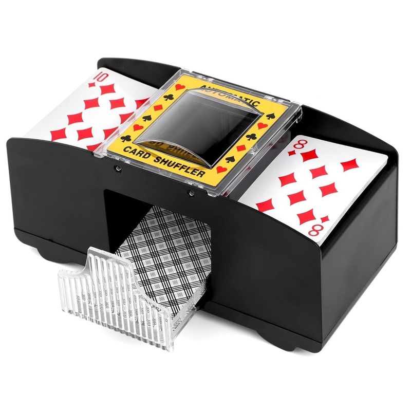 GENERICO - Mezclador Barajador De Cartas Automático Poker A Pilas