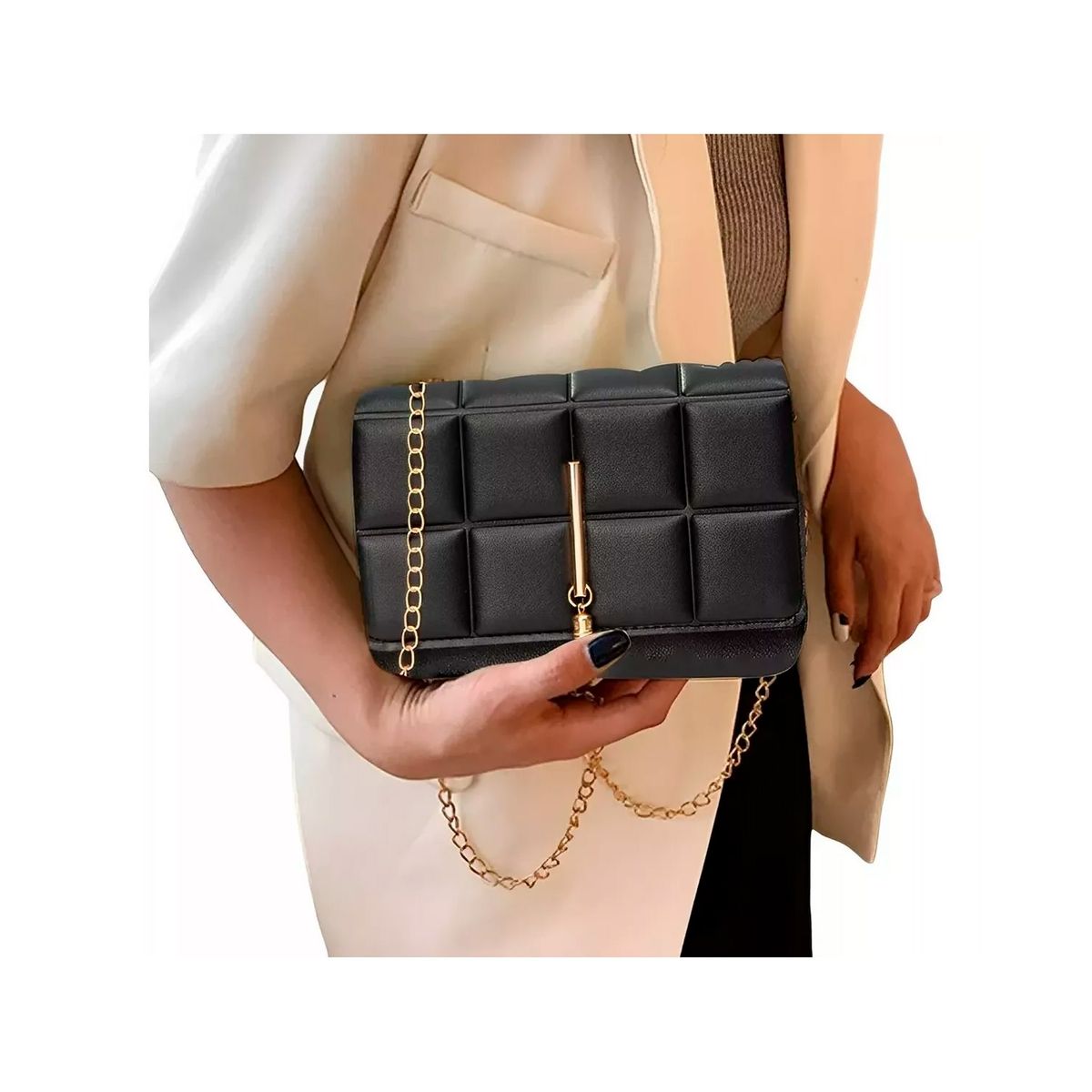 GENERICO - Bolso Bandolera Bolso Cosmético Cartera De Moda Para Mujer