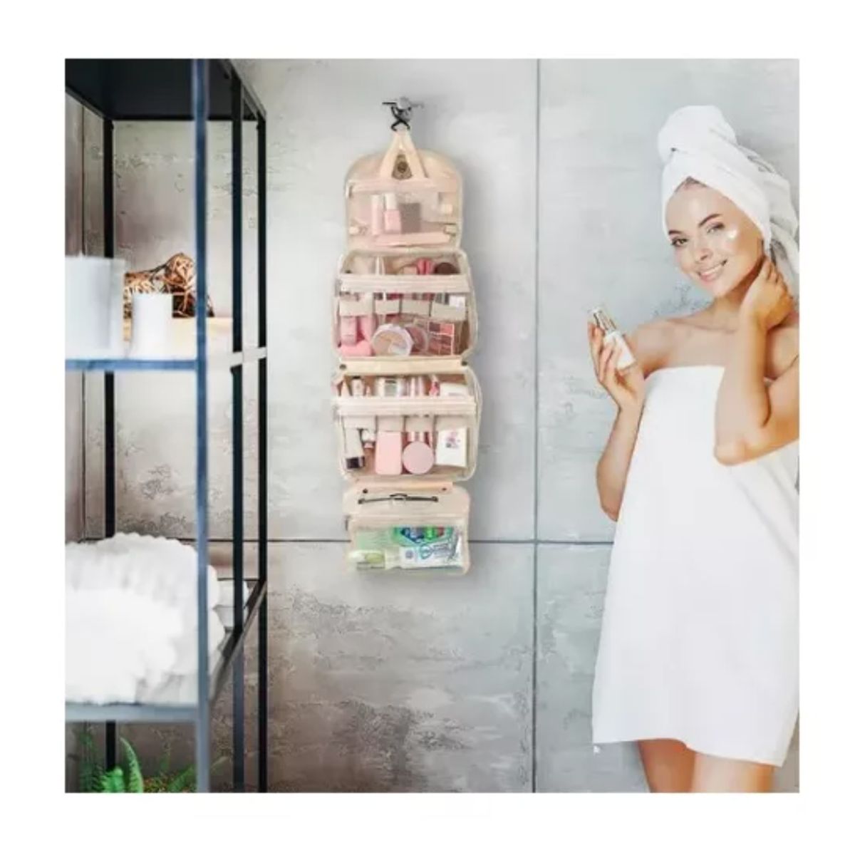 GENERICO - Bolsa Viaje Cosmético Organizador De Maquillaje Impermeable