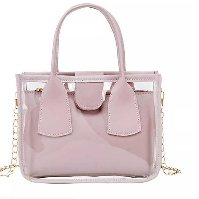 GENERICO - 2 En 1 ,bolsa De Hombro Transparente Bolso Para Mujeres