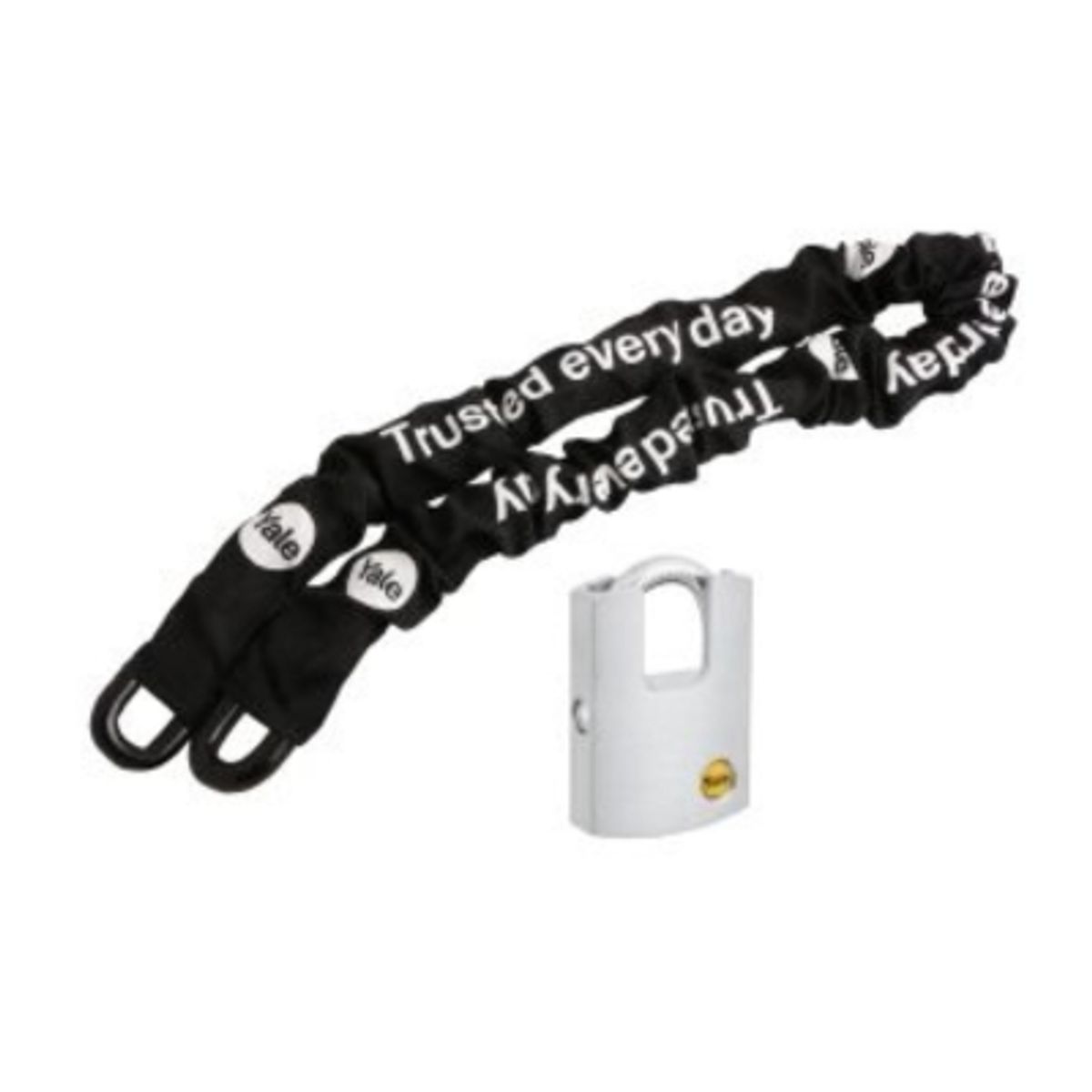 YALE - Pack Cadena Seguridad Yale 1,4 mts + Candado Y122 50mm