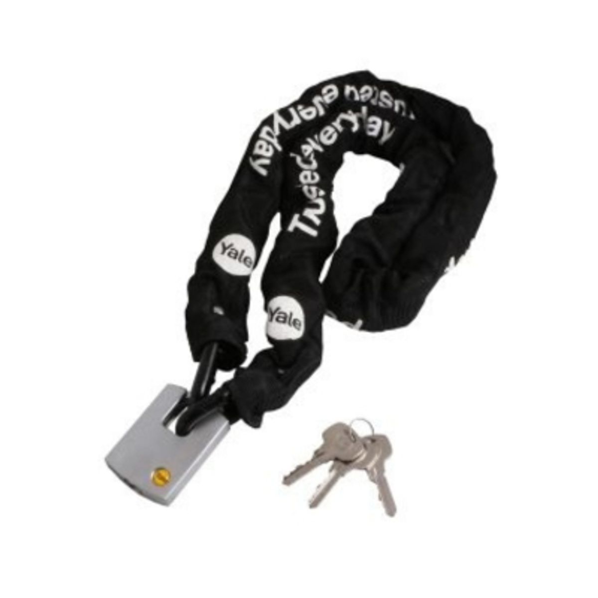 YALE - Pack Cadena Seguridad Yale 1,4 mts + Candado Y122 50mm