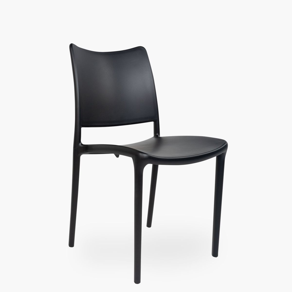 FORM DESIGN - Silla plastico terraza Todi Negro Form