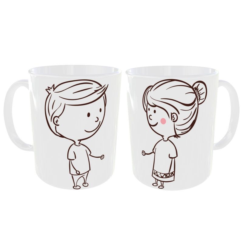GENERICO - SET 2 TAZAS ERES MI PAREJA DE AVENTURA FAVORITA