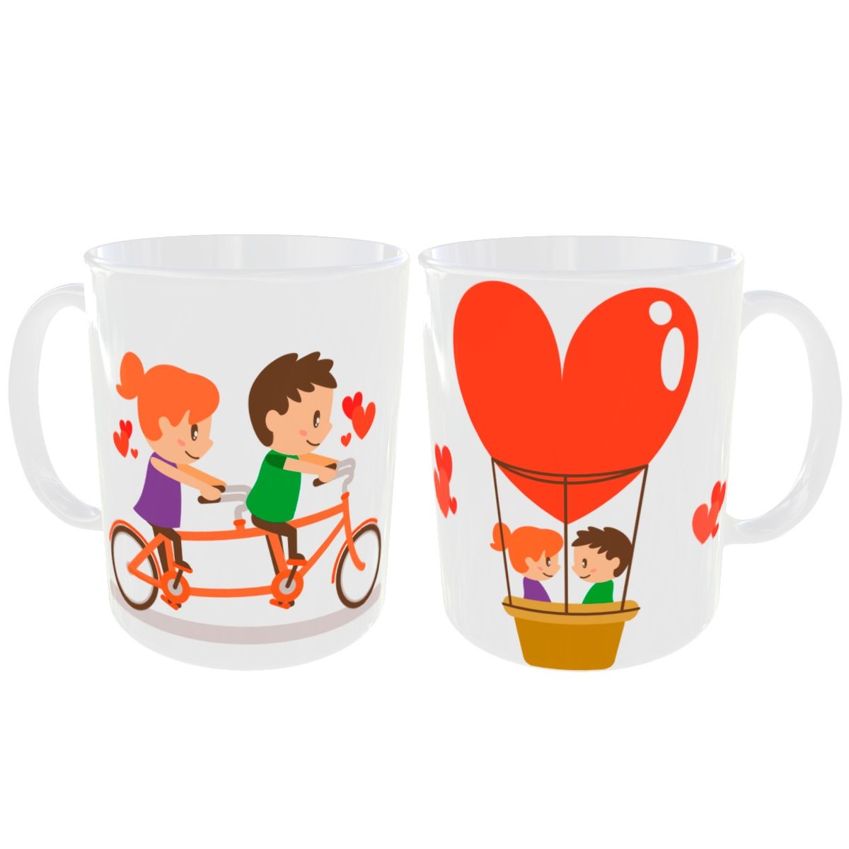 GENERICO - SET 2 TAZAS LOS MOMENTOS JUNTOS SON LOS MEJORES