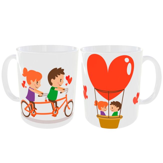 GENERICO - SET 2 TAZAS LOS MOMENTOS JUNTOS SON LOS MEJORES