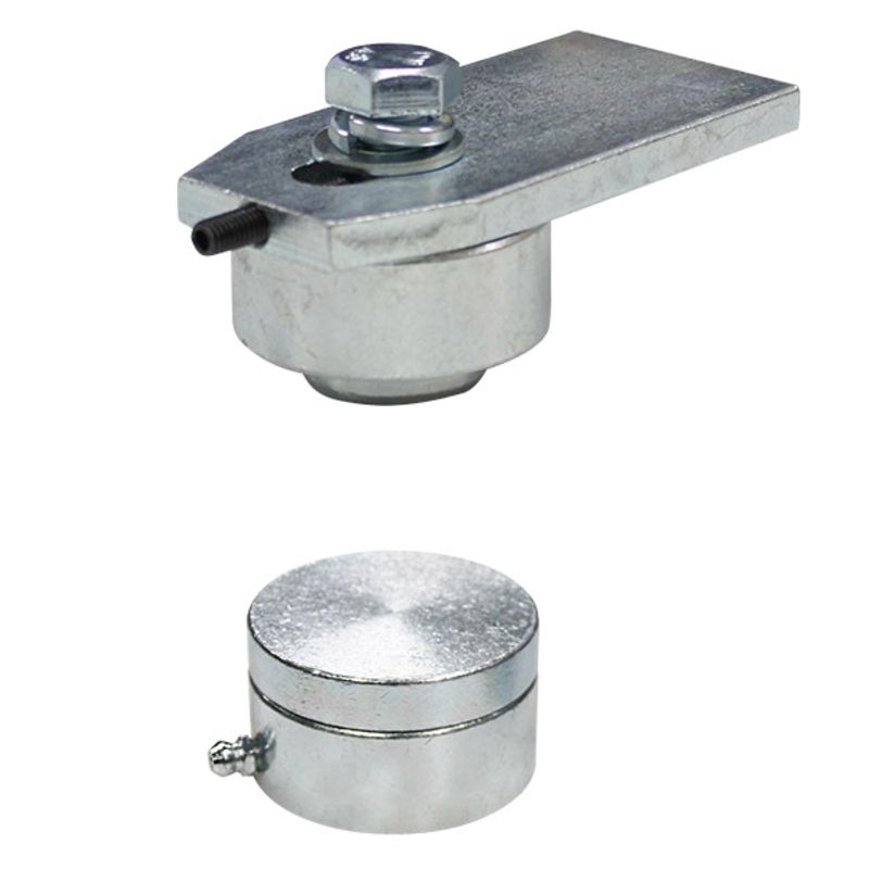 GENERICO - Juego de Quicios Pomel Con Rodamiento 60mm para Portón Batiente 550KG