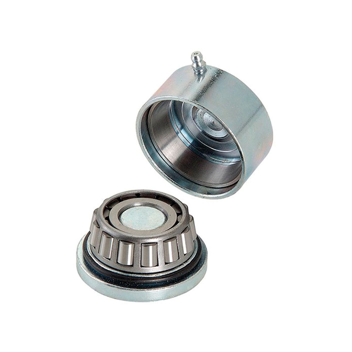 GENERICO - Quicios Pomeles Rodamiento con placa en L Portón Batiente 60mm 550kg