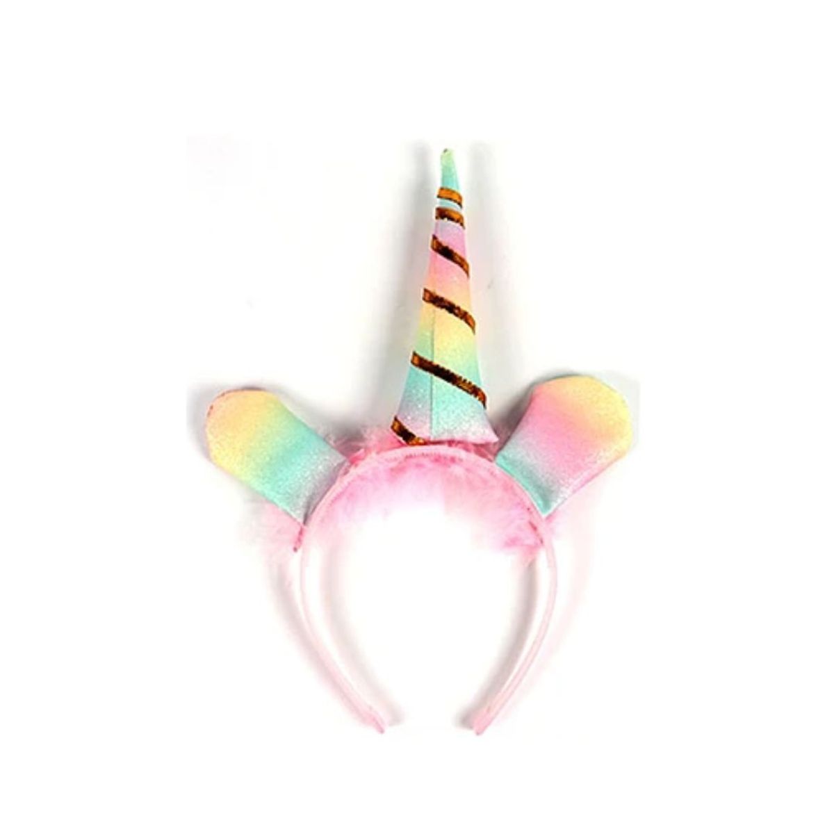GENERICO - Cintillo Unicornio Arcoiris 25X22 Cm