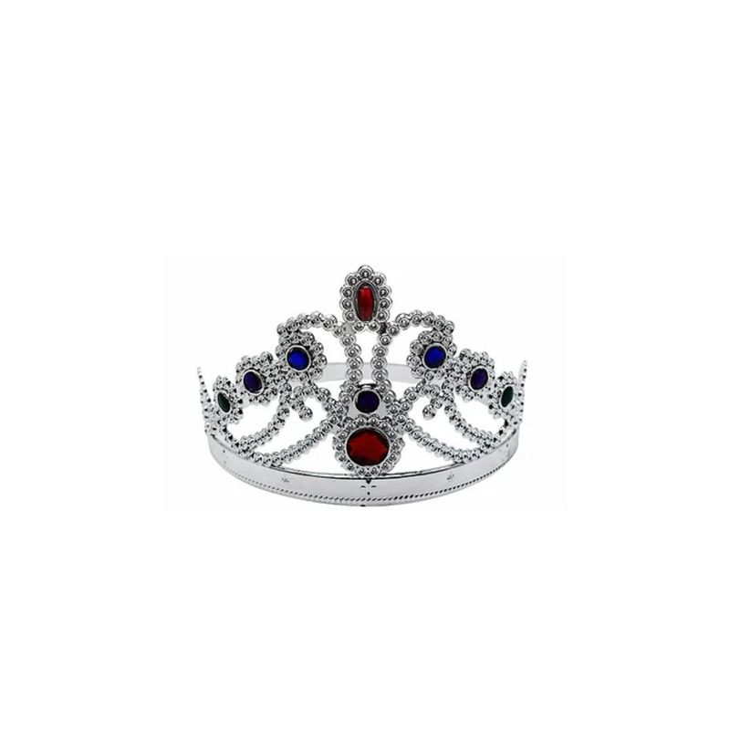 GENERICO - Tiara De Plastico Plateada