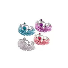 GENERICO - Corona De Corazon Con Encaje Color Aleatorio 9x12cm