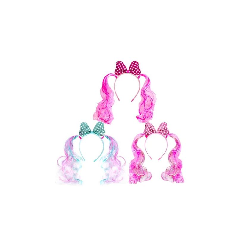 GENERICO - Cintillo Con Trenzas 1pcs Color Aleatorio 16x39cm