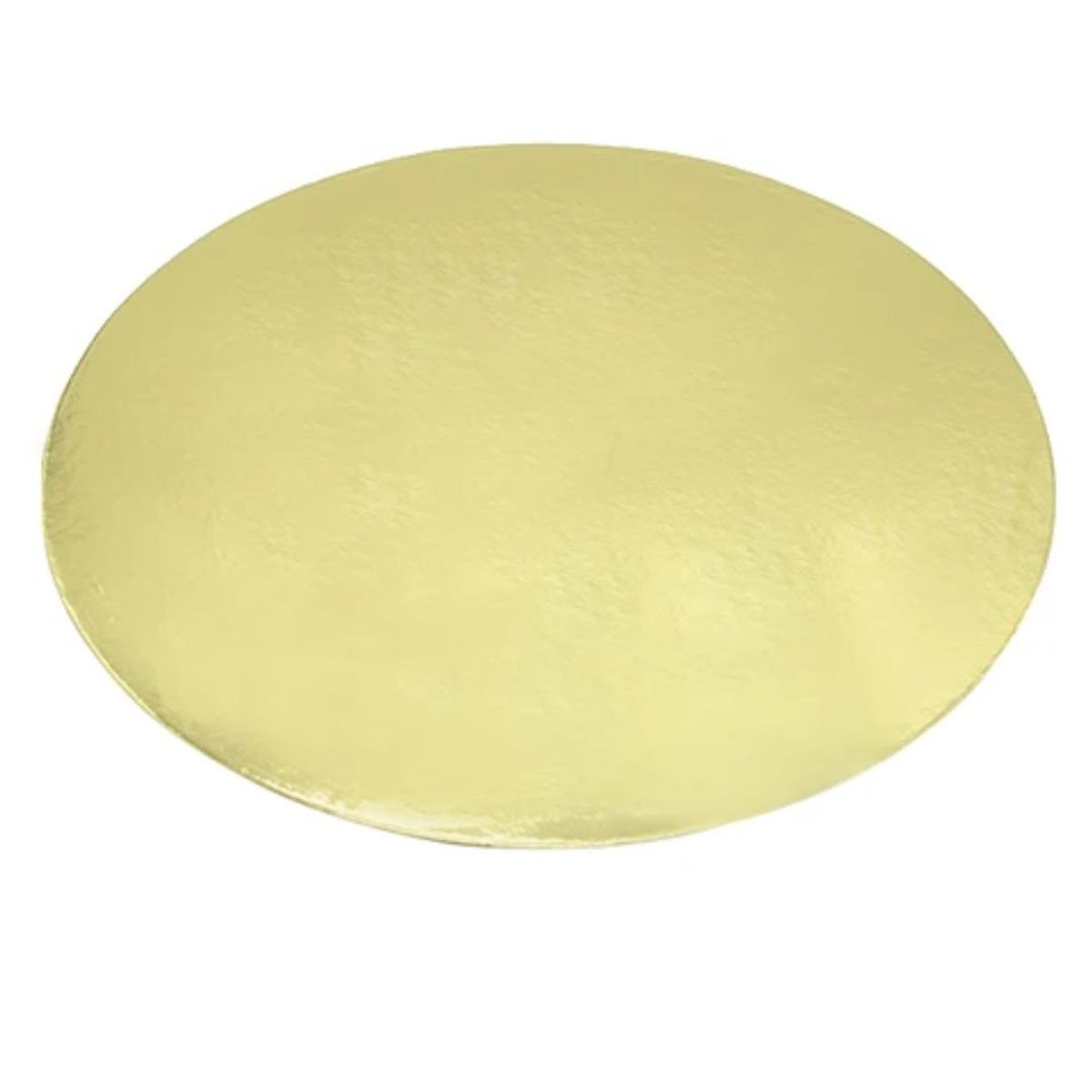 GENERICO - Base Redonda Fina Oro 25Cm 2Mm
