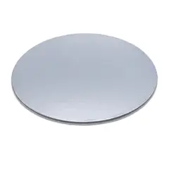 GENERICO - Base Redonda Gruesa Plata 25cm 5mm