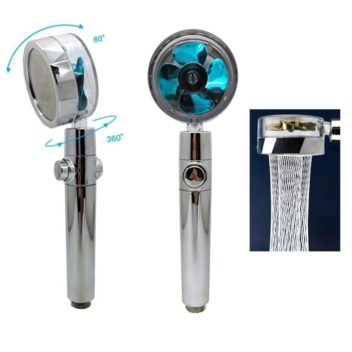 KUANGYE - Cabezal De Ducha Spa Alta Presión Cabezales De Duchas