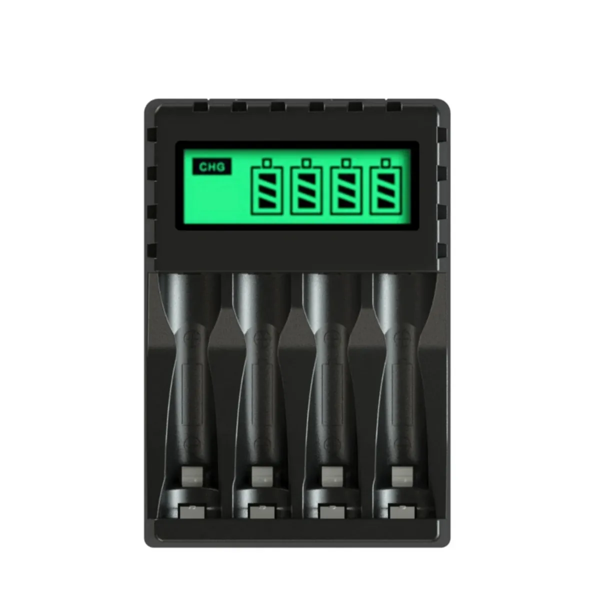 GENERICO - Cargador de Baterías recargables AA o AAA  Pantalla LCD