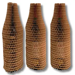 GENERICO - Pack De 3 Mangas De Papel Kraft Para Embalaje 350x10mm