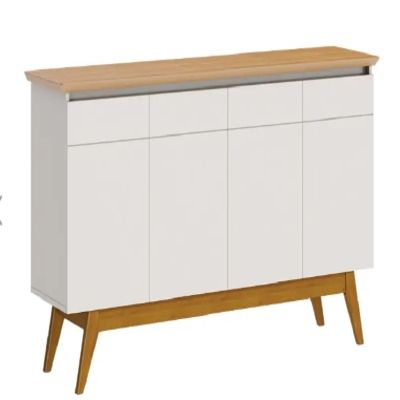 Imagen 2 del producto Buffet Classic Con 4 Puertas Blanco Caramelo