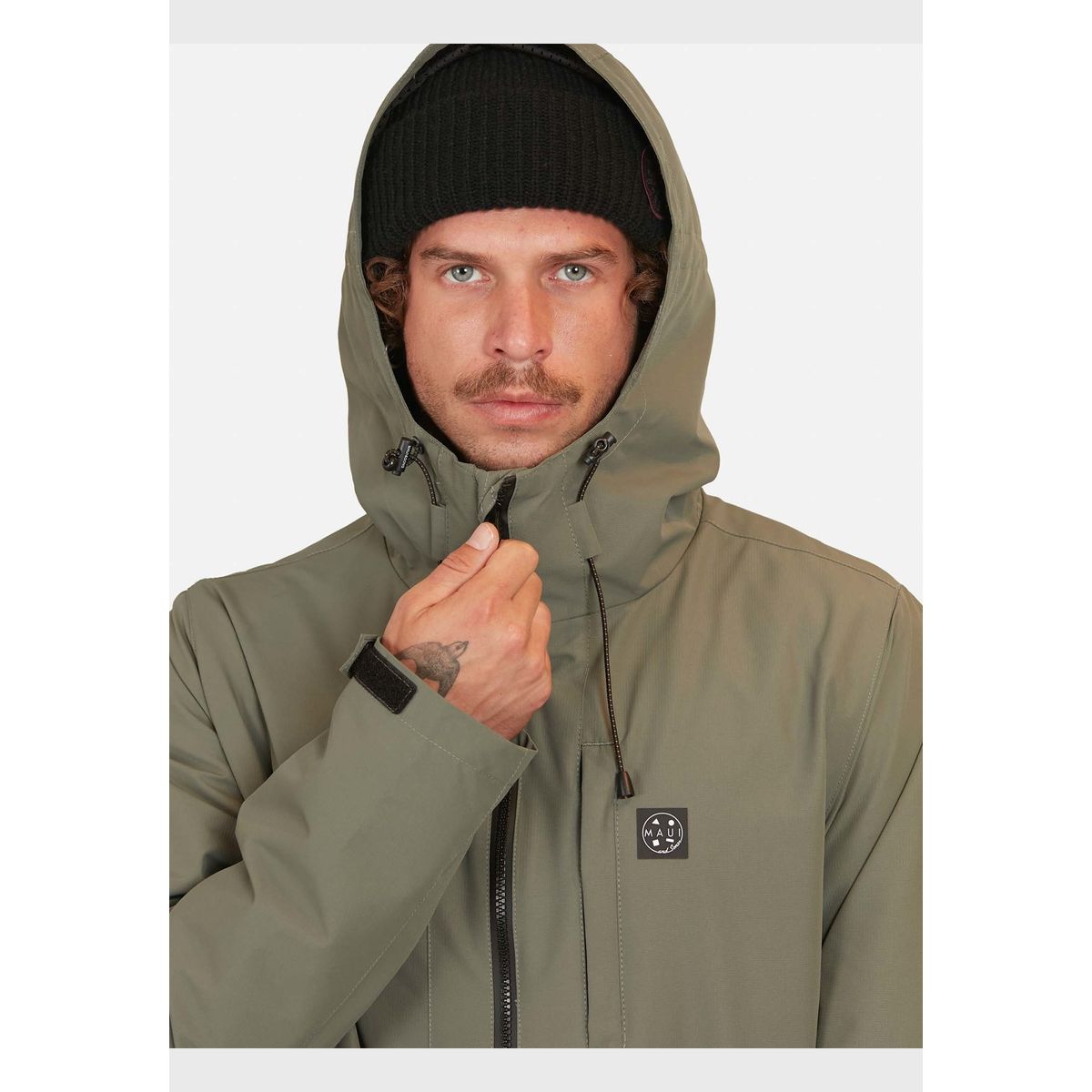 MAUI AND SONS - Casaca Maui Windbreaker Wahine Olivo Maui And Sons