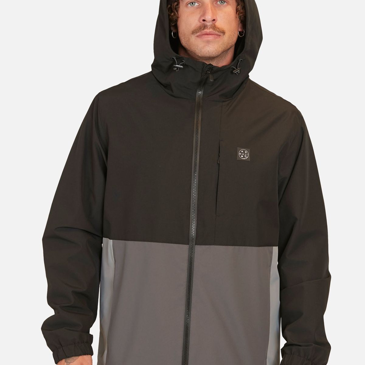MAUI AND SONS - Casaca Maui Windbreaker Pake Negro Maui And Sons