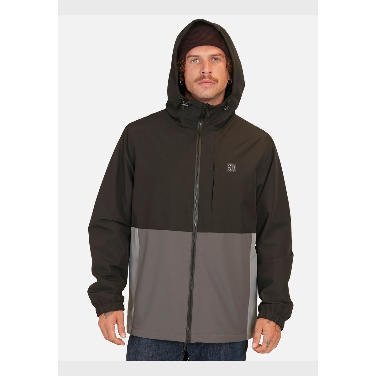 MAUI AND SONS - Casaca Maui Windbreaker Pake Negro Maui And Sons
