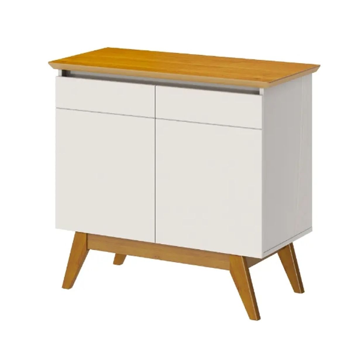 BE DESIGN - Buffet Classic Con Puertas Blanco Caramelo