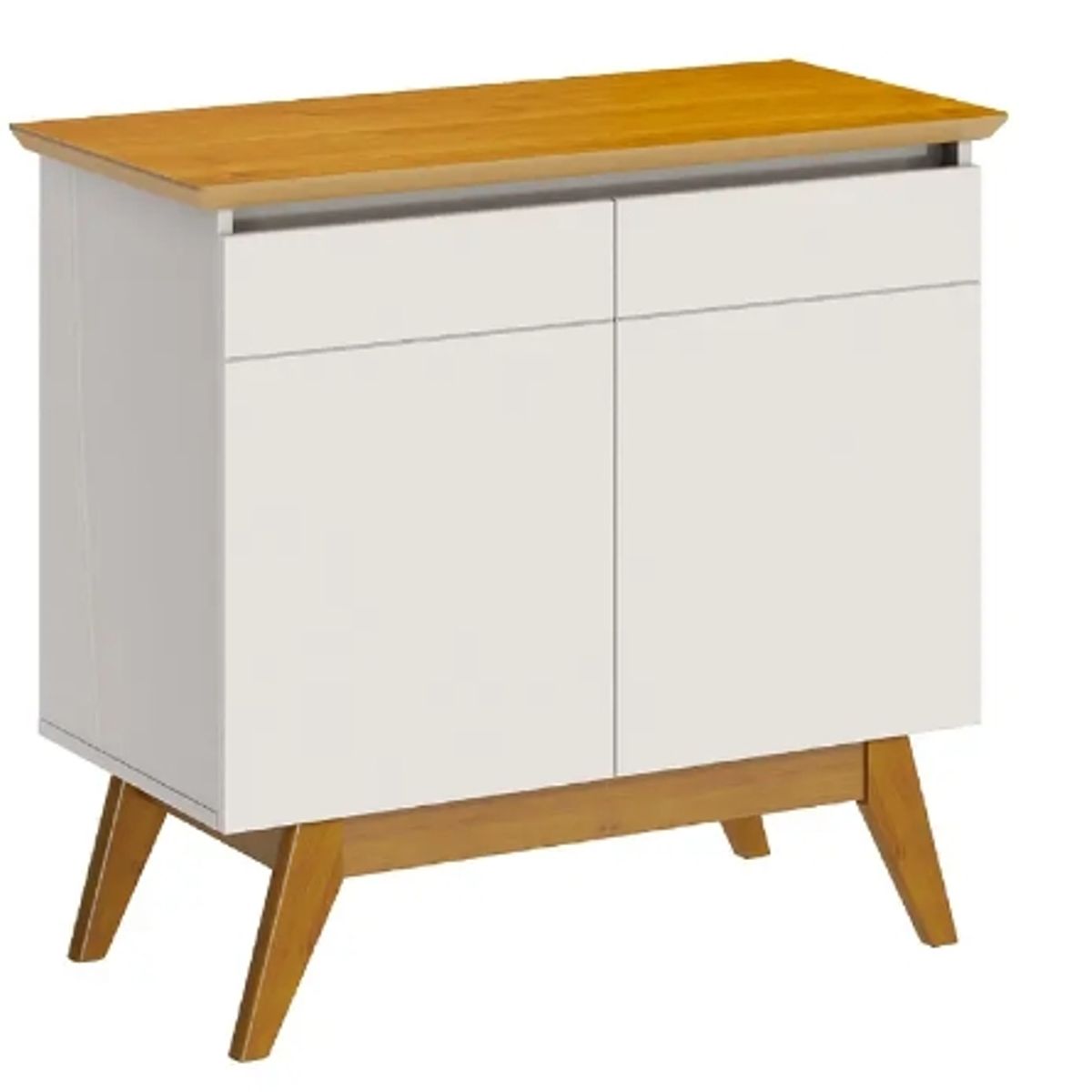 BE DESIGN - Buffet Classic Con Puertas Blanco Caramelo