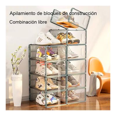 Imagen 2 del producto Caja Organizadora De Zapatos Set x6 Apilables Firmes