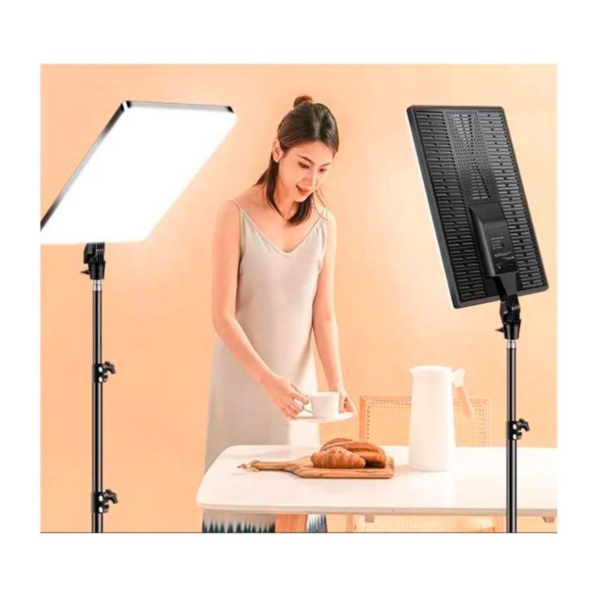 GENERICO - Panel Lampara Luz Led Fotografía Video Control Remoto Rl-24