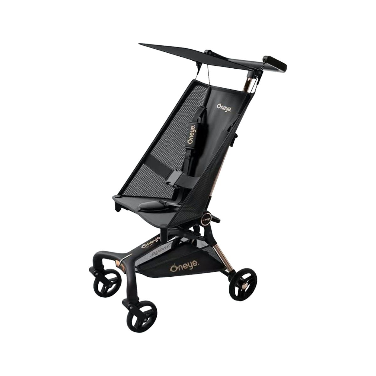 LUBABYCAS - Coche de Paseo Lujoso Últra Slim LuBabycas Negro
