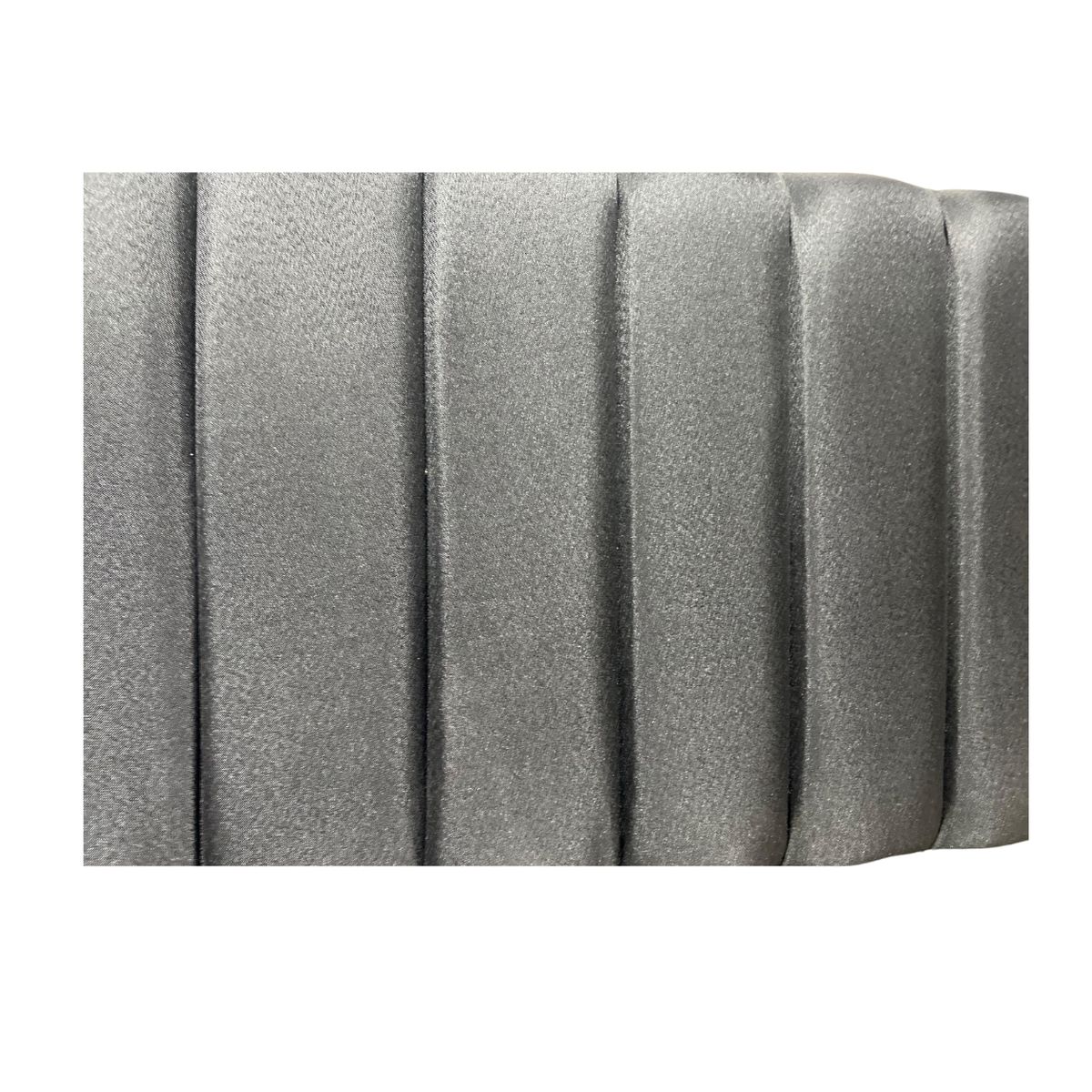 DULCES SUEÑOS - Respaldo Moderno 2 Plaza Modular Lineal GRIS OSCURO EN LINO