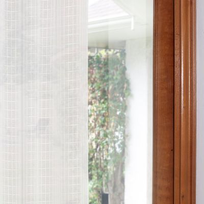 Imagen 2 del producto Set 2 Velo gasa cuadros 1.40 x 2.25 Blanco