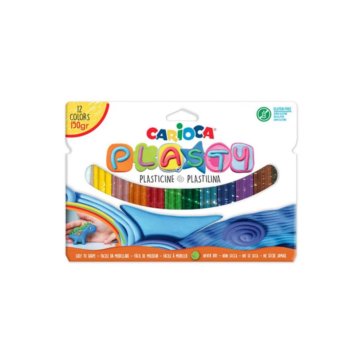 CARIOCA - Plasticina 12 Colores 150grs Carioca - SC