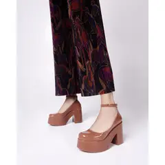 MELISSA - Doll Heel MarronRojo