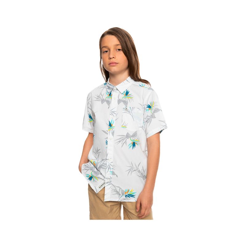 QUIKSILVER - Camisa Niño  Quiksilver Offline Stretch (8 - 16 años) Blanco