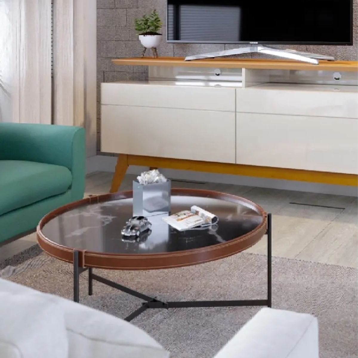 BE DESIGN - Mesa De Centro Aqua Cooper